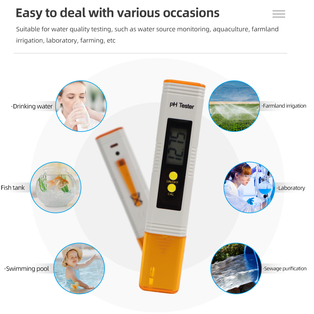 Digital PH Meter Pen Water Qua - Marine Aquarium Water Analyzer reseña y precio