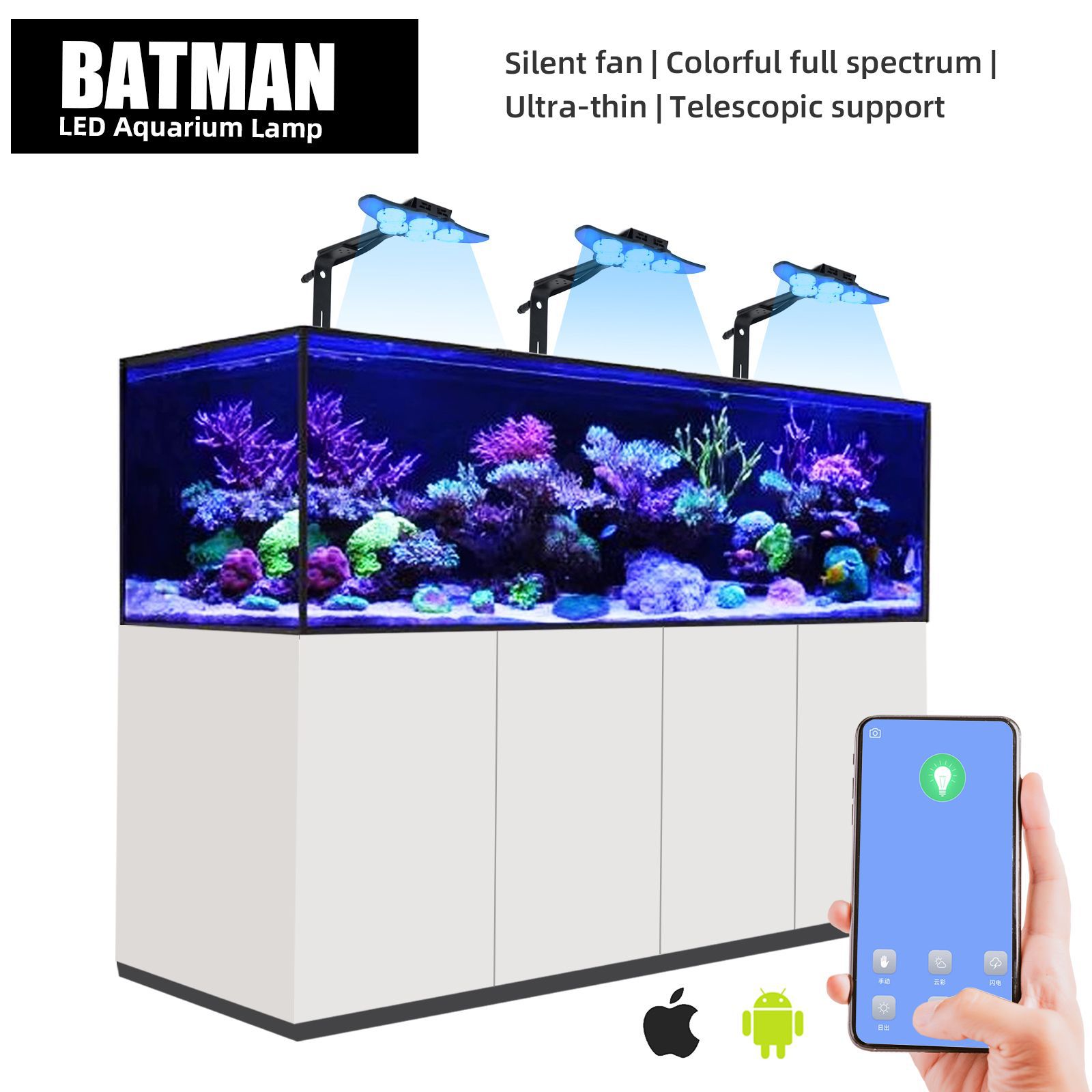 LED Marine Aquarium Coral Aqua - Marine Aquarium Tanks reseña y precio