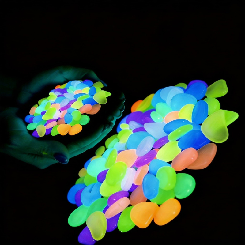 Glowing pebbles100-500pcsLumin - Marine Aquarium Tanks reseña y precio