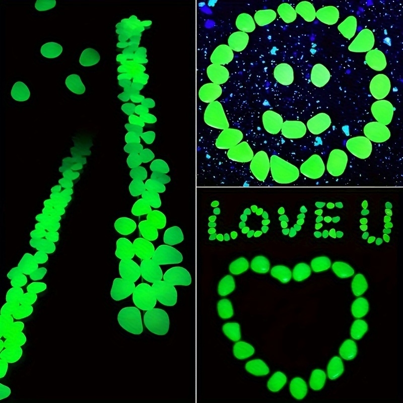 Glowing pebbles100-500pcsLumin - Marine Aquarium Tanks reseña y precio