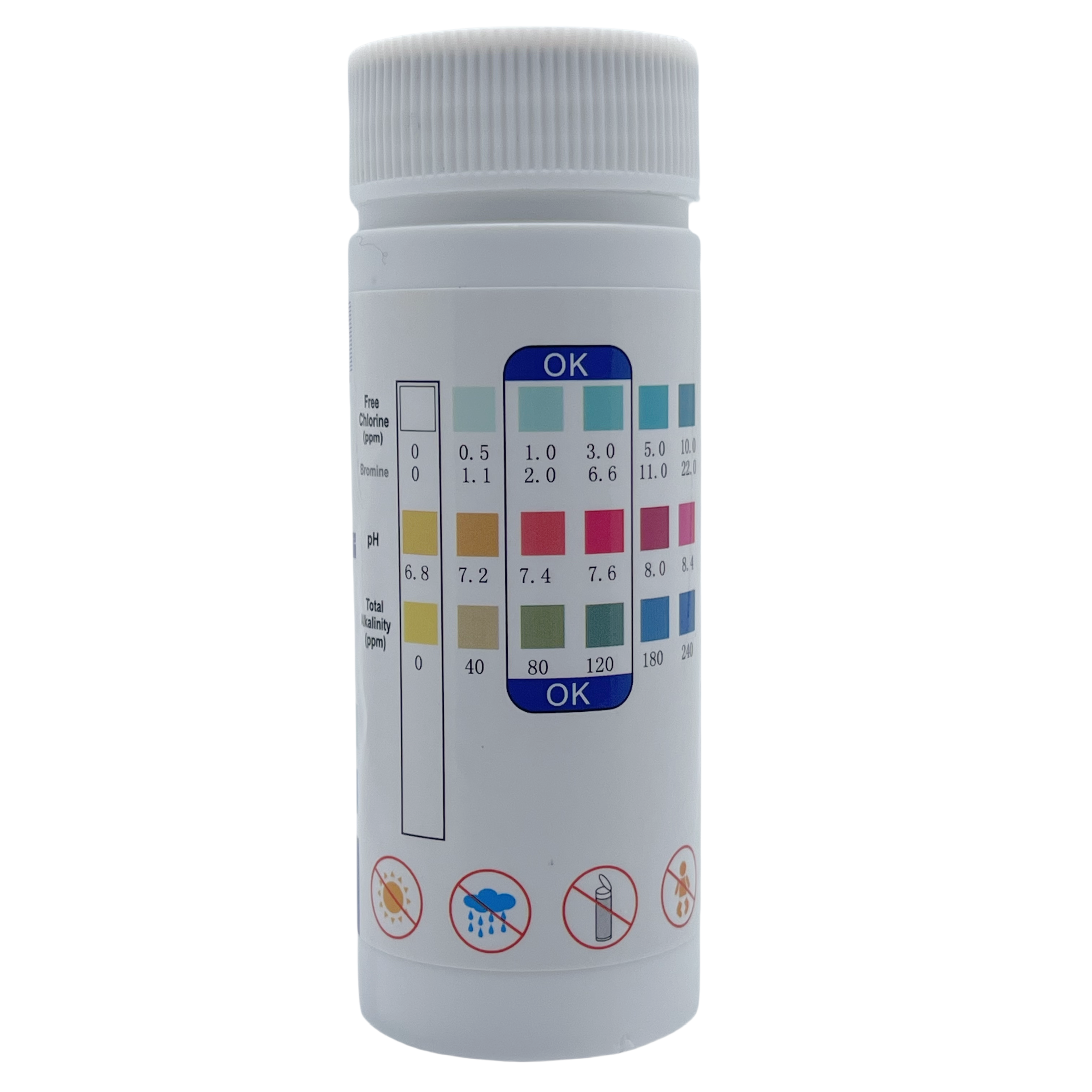 Chlorine PH Test Strips SPA Sw - Marine Aquarium Water Analyzer reseña y precio