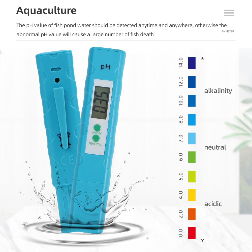 LCD Digital PH Test Pen 0-14pH - Marine Aquarium Water Analyzer reseña y precio