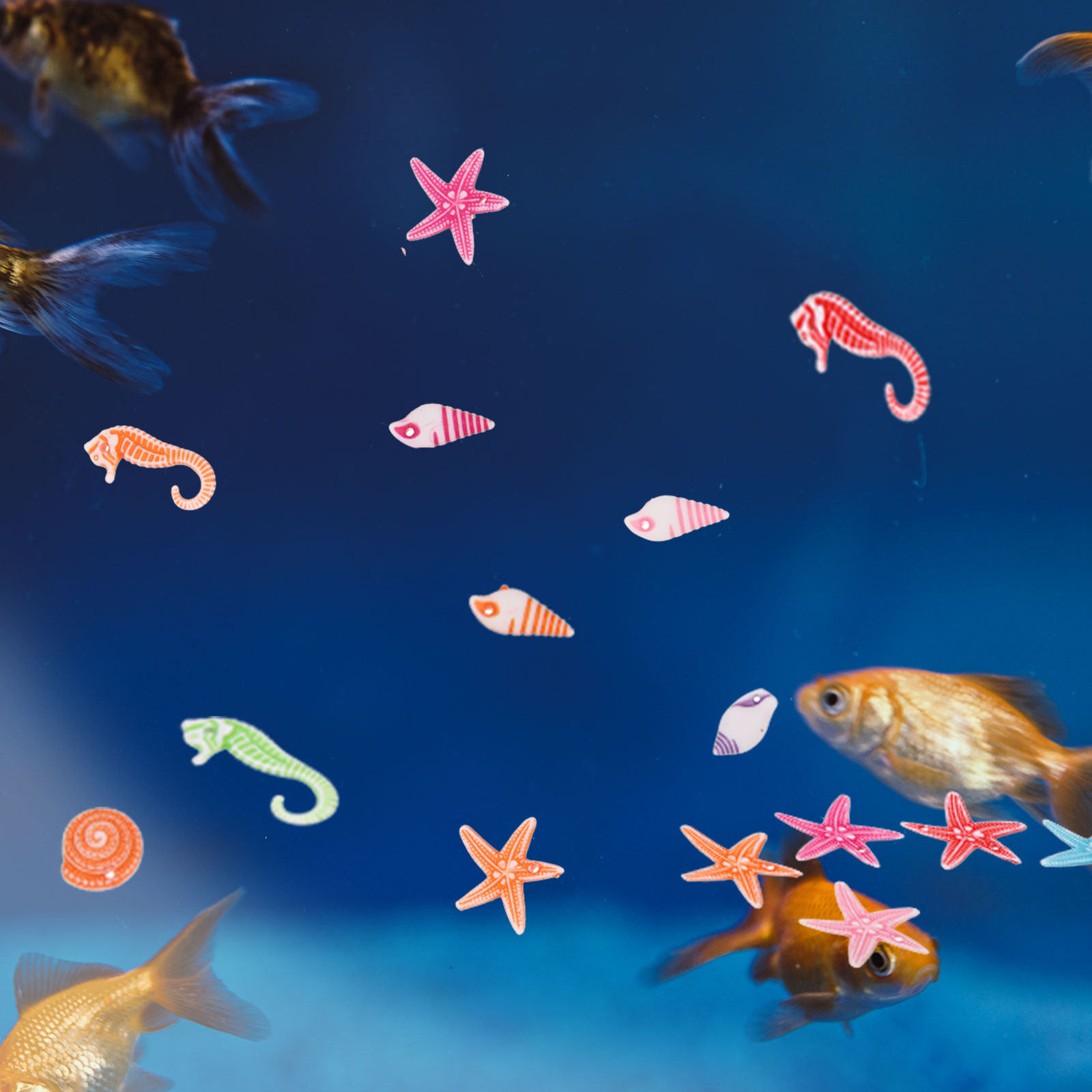 60Pcs Mini Sea Animal Resin Or - Marine Life Aquariums reseña y precio
