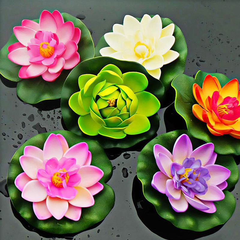 10cm/18cm Artificial Lotus Fak - Marine Aquarium Tanks reseña y precio