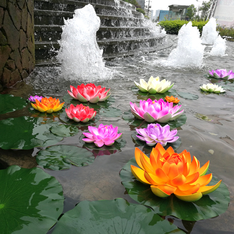 10cm/18cm Artificial Lotus Fak - Marine Aquarium Tanks reseña y precio