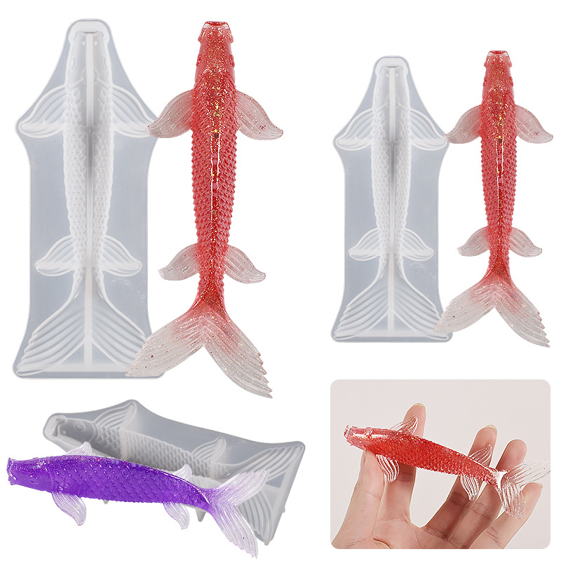 3D Koi Fish Shaped Epoxy Resin - Marine Aquarium Tanks reseña y precio