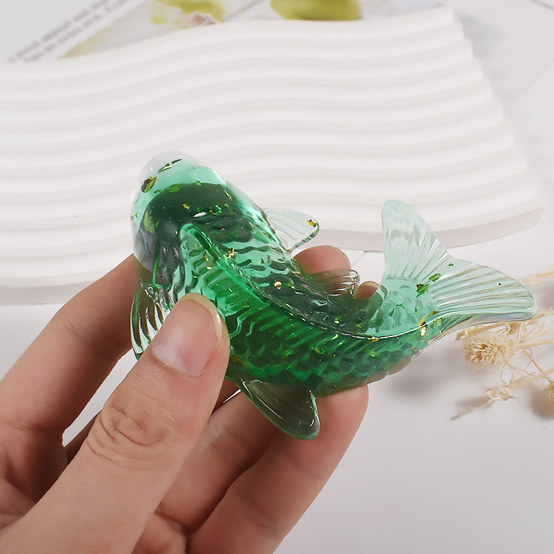 3D Koi Fish Shaped Epoxy Resin - Marine Aquarium Tanks reseña y precio