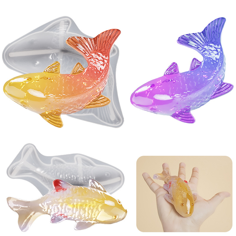 3D Koi Fish Shaped Epoxy Resin - Marine Aquarium Tanks reseña y precio