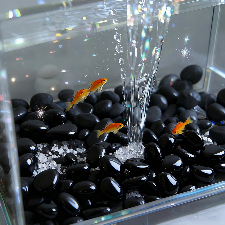 200g Black High Polished Natur - Marine Aquarium Tanks reseña y precio