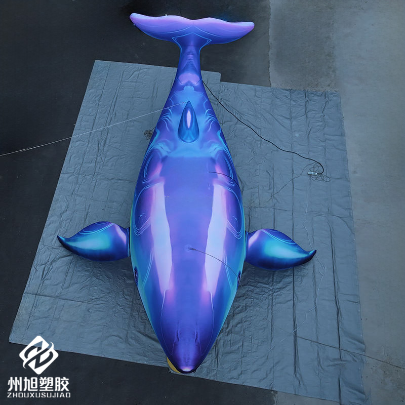 Inflatable blue whale, used as - Marine Life Aquariums reseña y precio