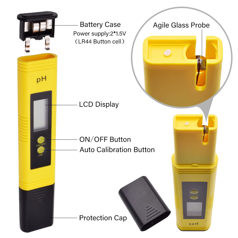 Digital PH Tester Meter Portab - Marine Aquarium Water Analyzer reseña y precio
