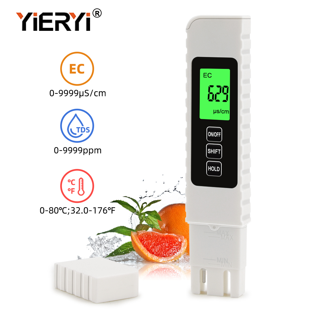 EC TDS Meter With Backlight Wa - Marine Aquarium Water Analyzer reseña y precio