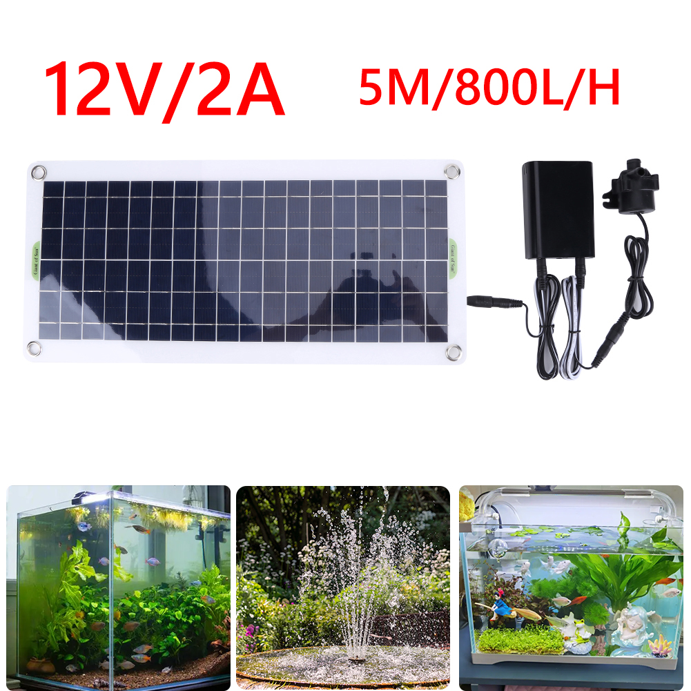 18V 30W Fountain Panel Pump Ga - Marine Aquarium Tanks reseña y precio