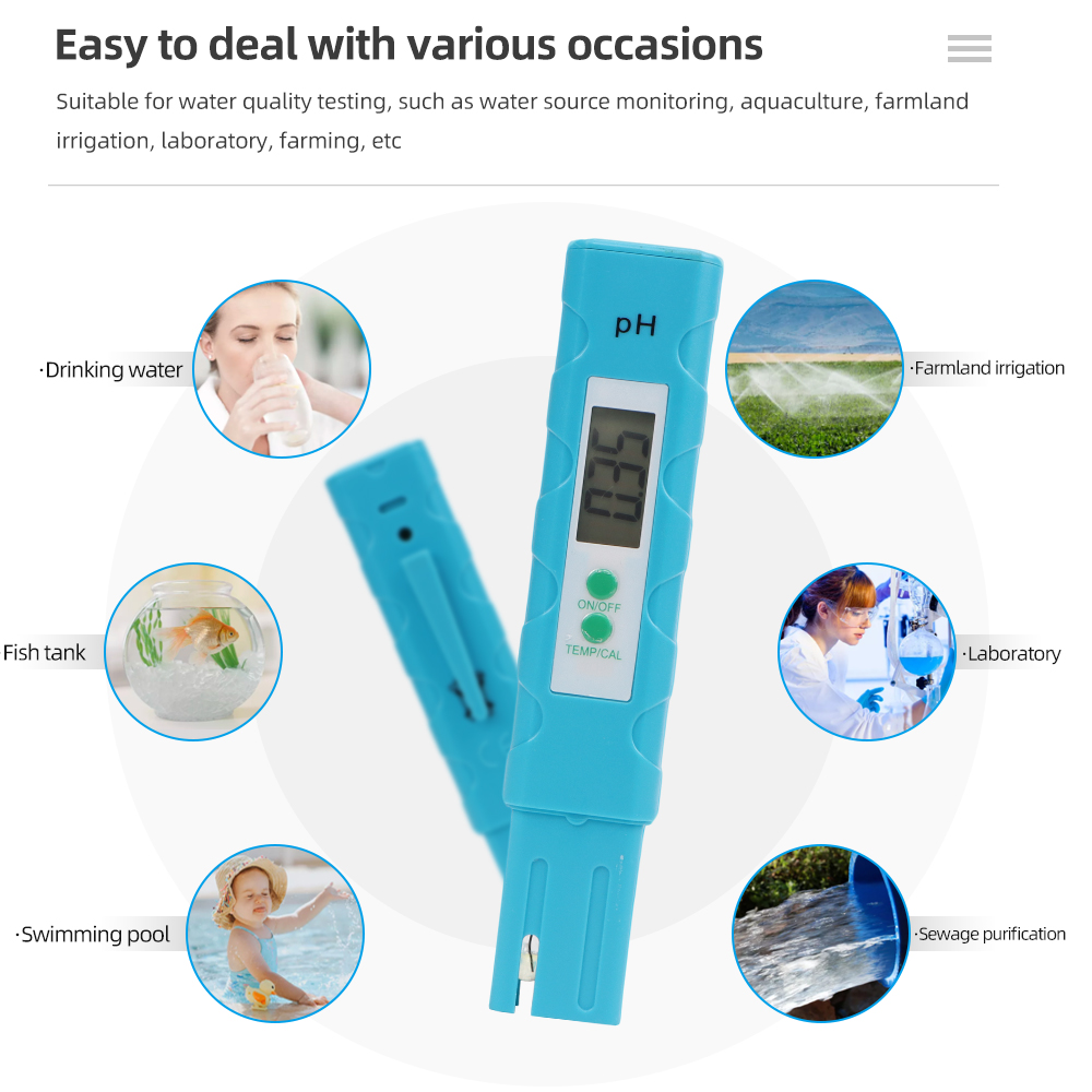 PH Meter Aquarium Pocket Pen 0 - Marine Aquarium Water Analyzer reseña y precio