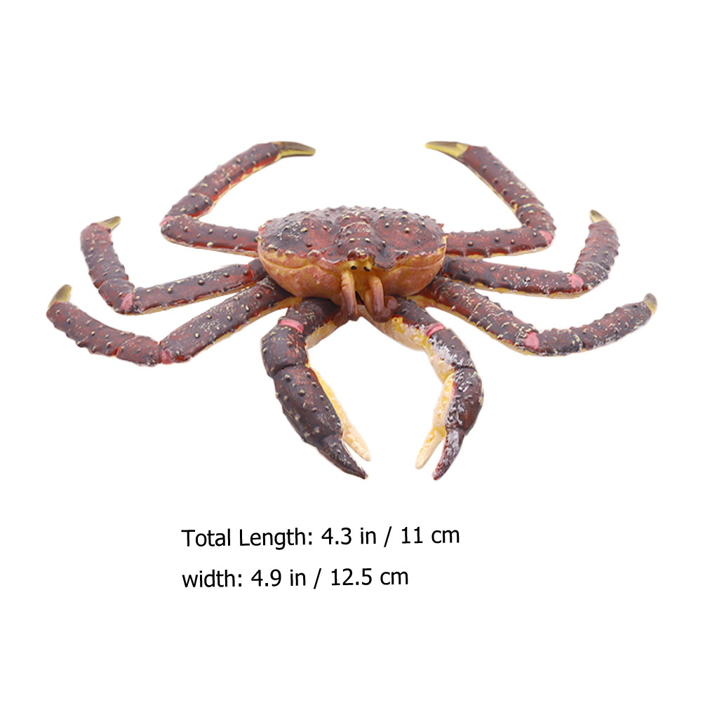 1Pcs Realistic Crab Sculpture  - Marine Life Aquariums reseña y precio