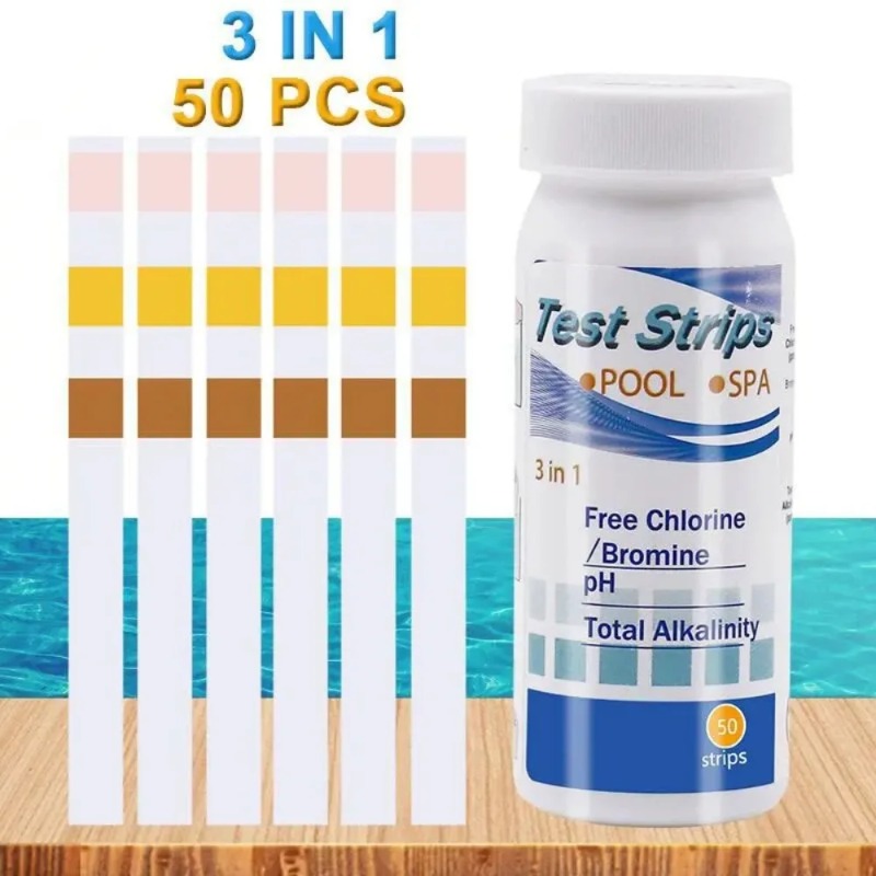 Chlorine PH Test Strips SPA Sw - Marine Aquarium Water Analyzer reseña y precio