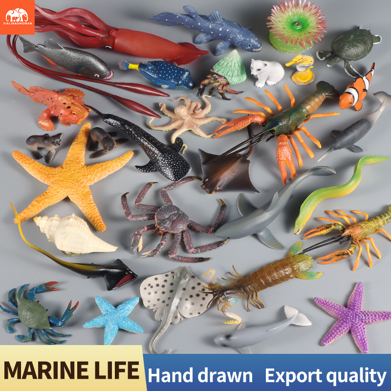 Sea Life Animal Action Figures - Marine Life Aquariums reseña y precio
