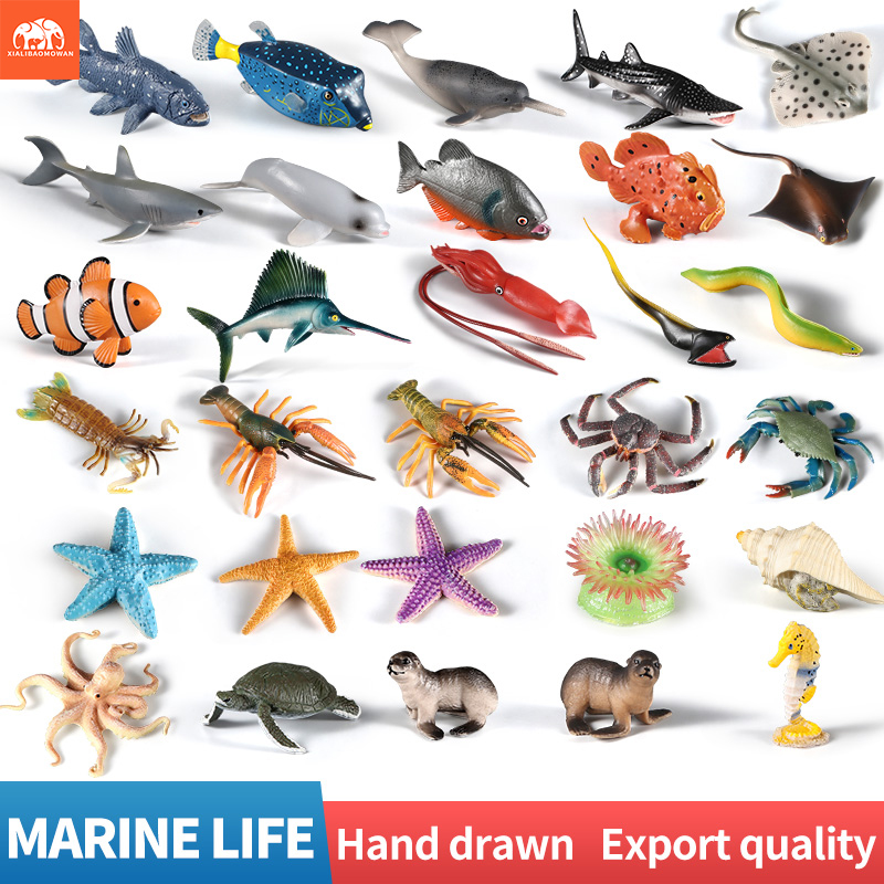 Sea Life Animal Action Figures - Marine Life Aquariums reseña y precio