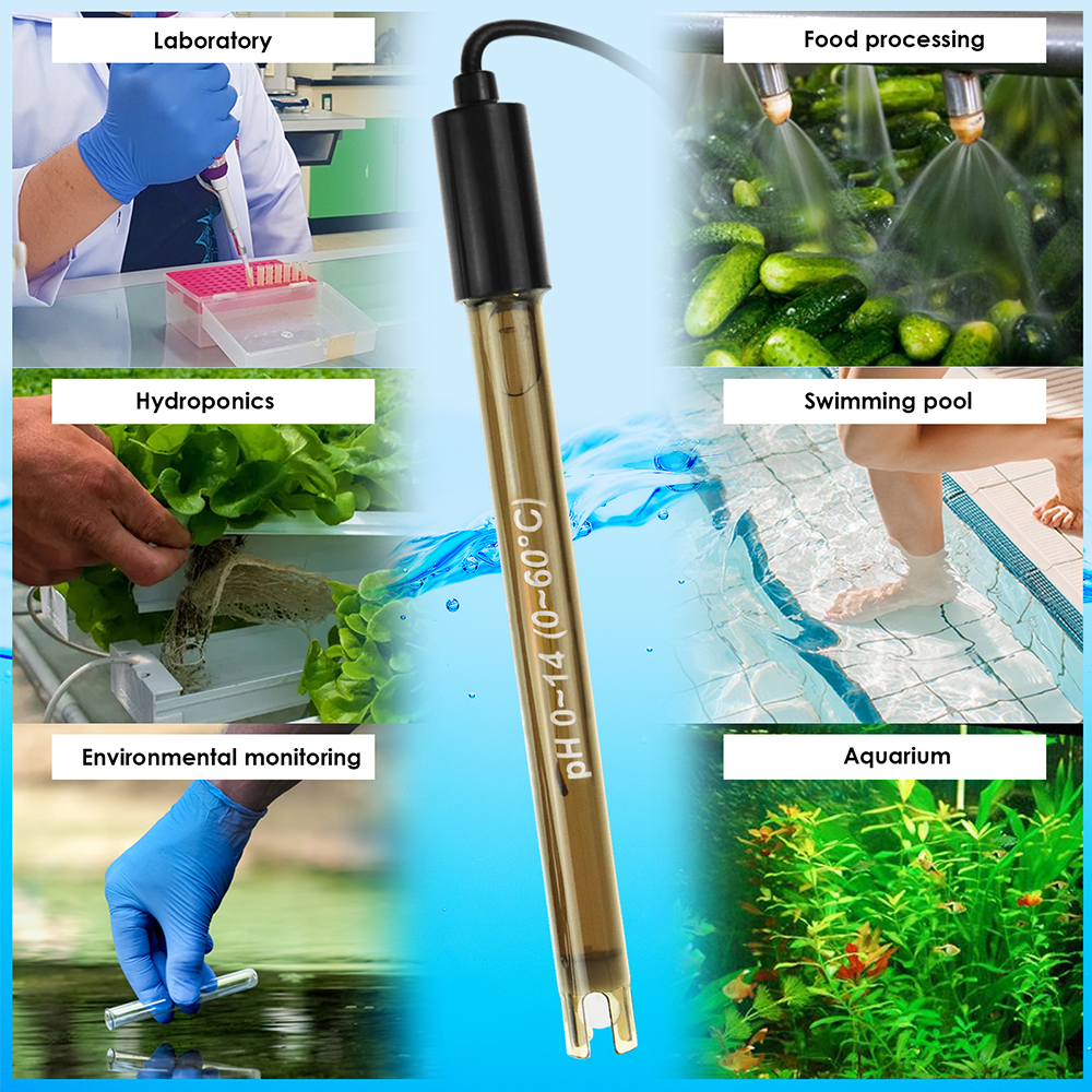 Ph Meter Ph Sonde Pool BNC Typ - Marine Aquarium Water Analyzer reseña y precio