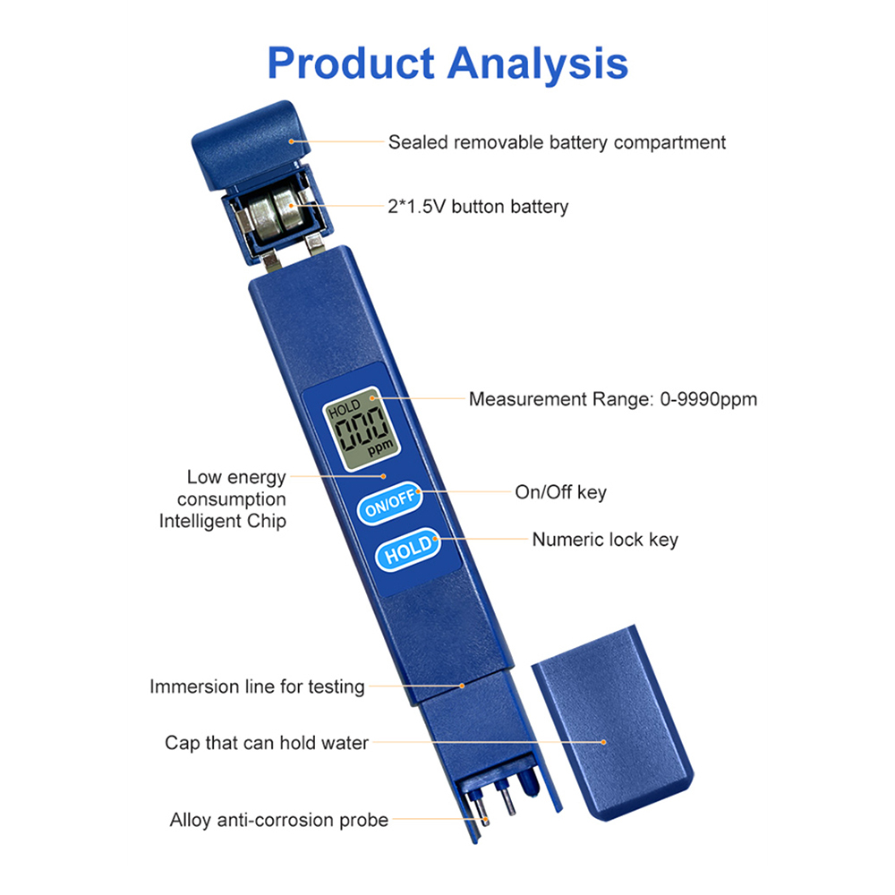 TDS Meter Digital Water Qualit - Marine Aquarium Water Analyzer reseña y precio