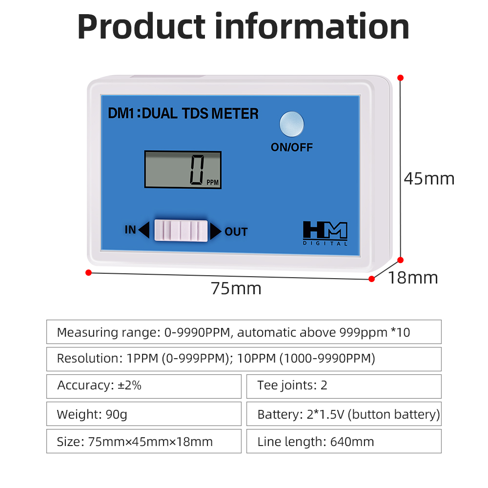 Digital Water Quality Tester D - Marine Aquarium Water Analyzer reseña y precio